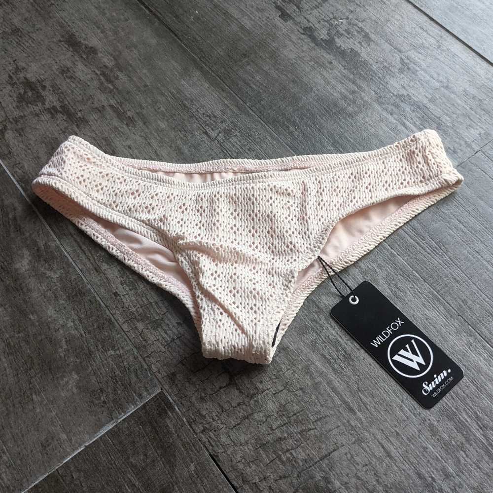 WILDFOX Crochet Hipster Bikini Bottom XS